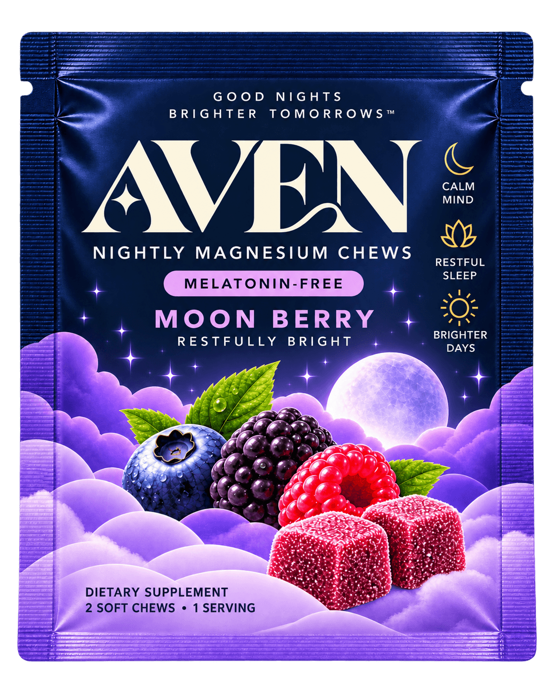 AVEN Moon Berry single-serve sachet