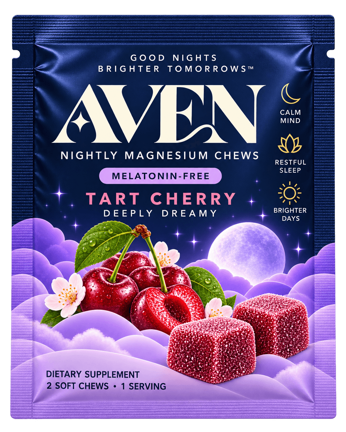 AVEN Tart Cherry single-serve sachet